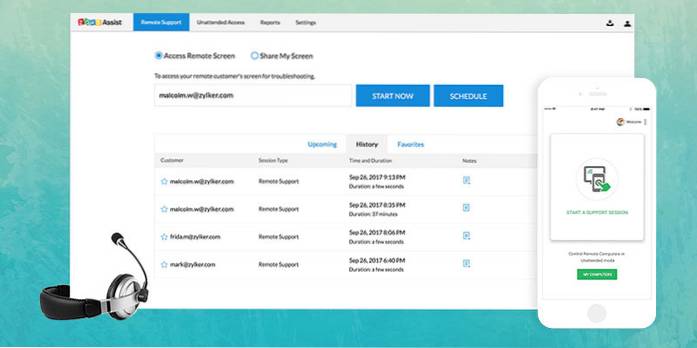 Flytta över, TeamViewer Zoho Assist är en fjärråtkomstmästare