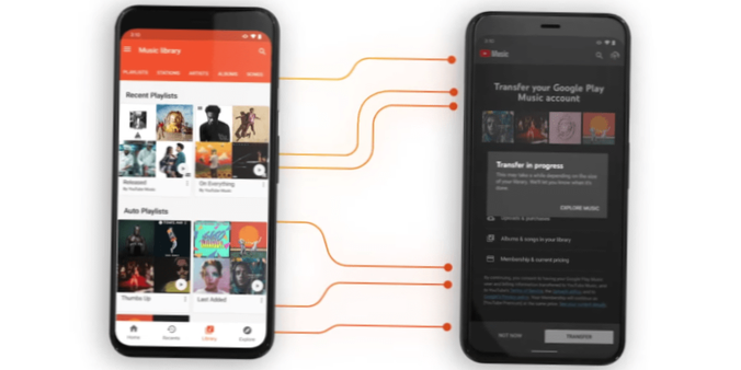 Musik YouTube com Übertragung