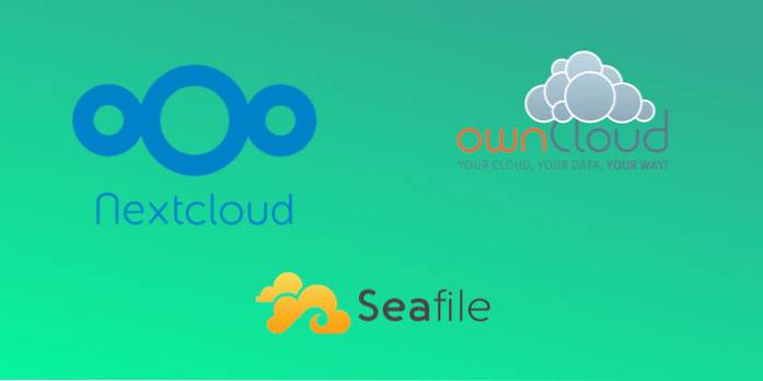 Nextcloud versus. OwnCloud versus Seafile De beste zelfgehoste bestandssynchronisatieservice