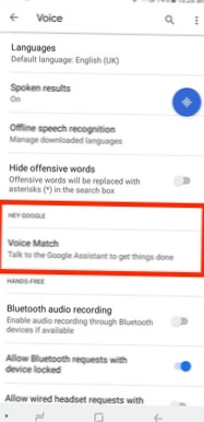 open app voice command android