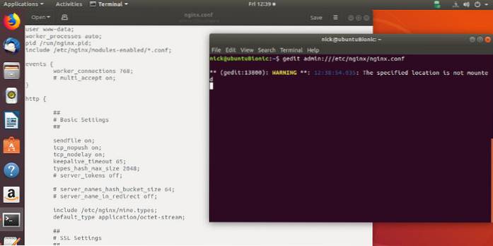 Otevření grafické aplikace s oprávněním root - alternativy gksu v Ubuntu 18.04