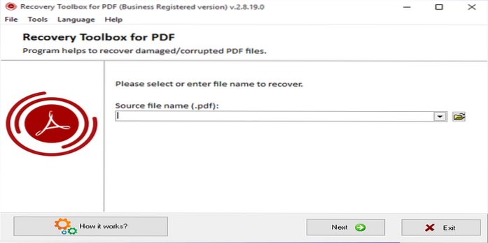Recovery ToolBox for PDF An Easy Way to Repair Corrupt PDF Files