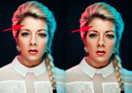Supprimer les faits saillants Photoshop