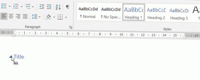 supprimer les flèches qui développent et réduisent les en-têtes dans ms word