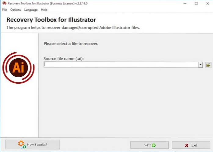 Repair Corrupted Adobe Illustrator Projects with Recovery Toolbox