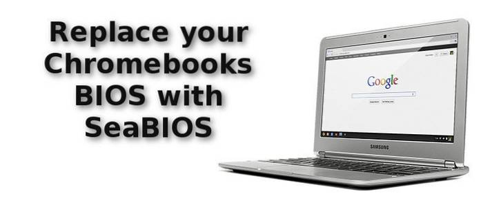 Bytt ut Chromebook BIOS med SeaBIOS