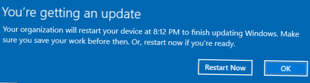 reiniciar la actualización de windows 10