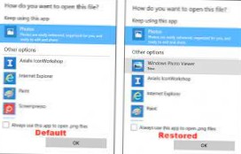 gjenopprette Windows Photo Viewer Windows 7