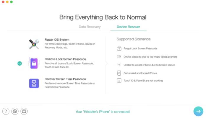 Salva il tuo iPhone da imminente destino con iMobie PhoneRescue 4