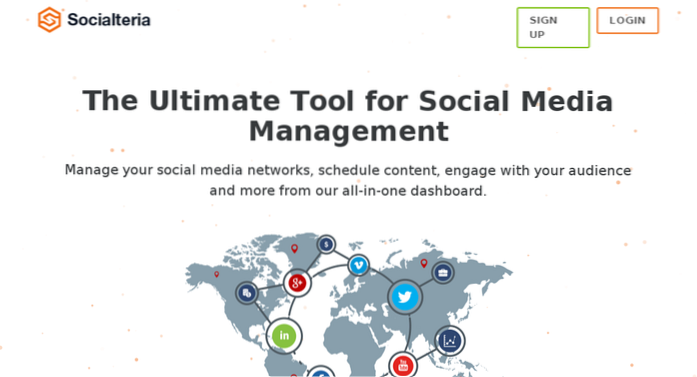 Planifiez du contenu sur votre compte de médias sociaux avec Socialteria