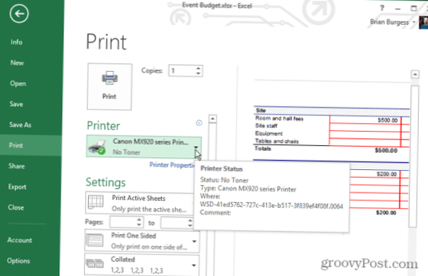 set the print area so only the selected cells will print excel