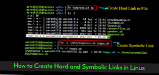 shell symbolic link