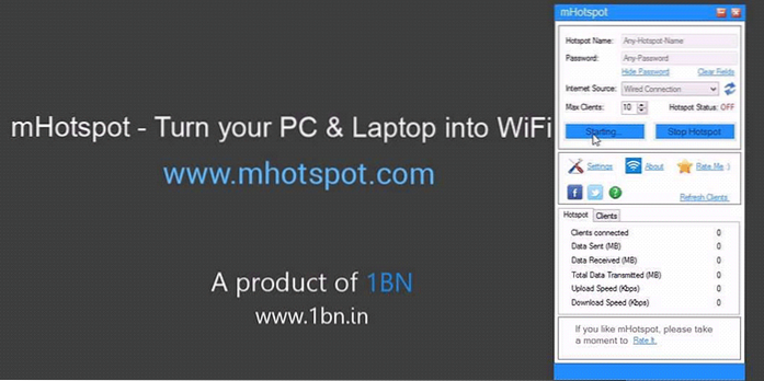 Software Roundup 4 Apps som gör din Windows-dator till en WiFi-hotspot