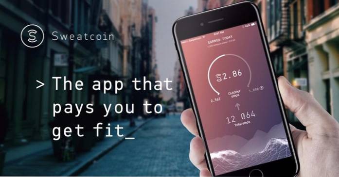 Sweatcoin En app som betaler deg å gå