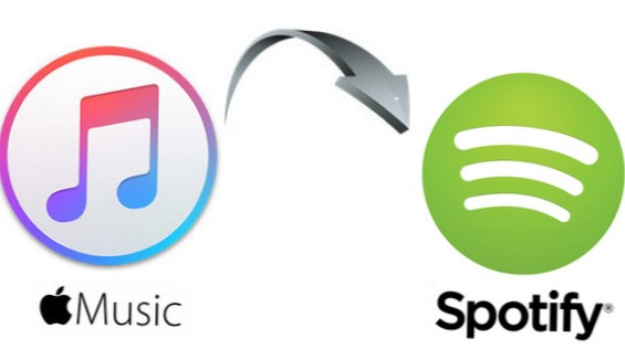 przejście z Apple Music na Spotify