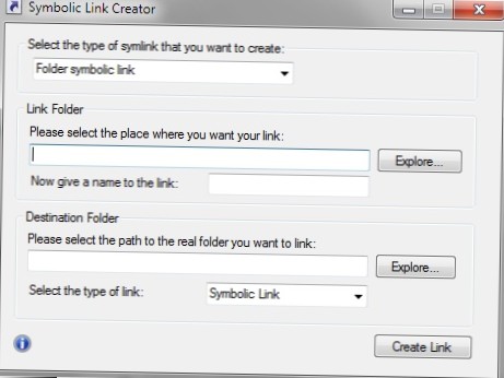 Symlink creator