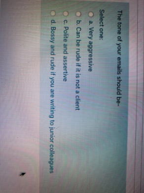 o tom de seus e-mails deve ser