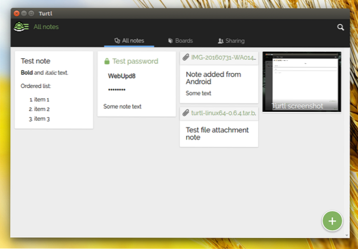 Turtl Une alternative sécurisée à Evernote Open Source pour Linux