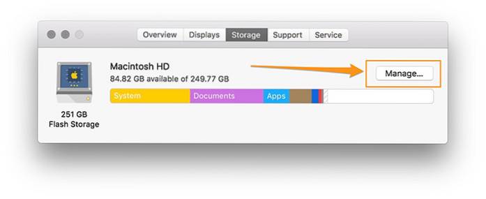 Noções básicas sobre o espaço purgável do macOS Sierra e como usá-lo para otimizar o espaço do seu disco rígido