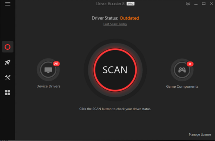 Opdater Windows-drivere med et enkelt klik - IObit Driver Booster Review