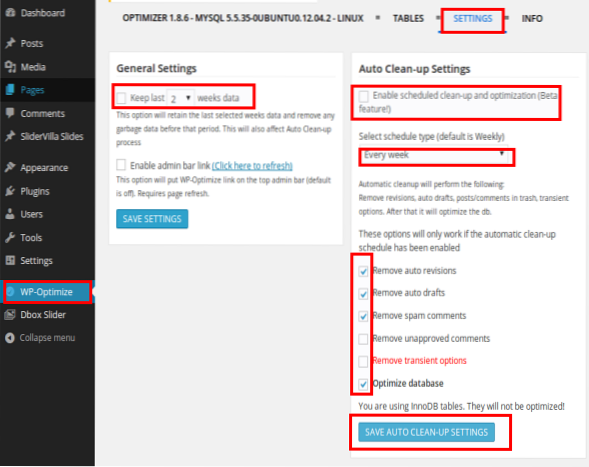 Plugin utili per ripulire il database di WordPress