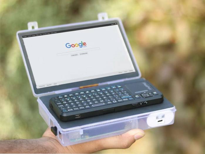 Brug af en Raspberry Pi til at bygge en Mini DIY bærbar computer