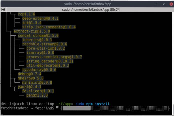Veja as informações do seu sistema Linux com Fanbox