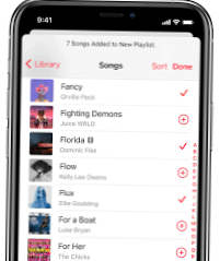 cosa significa playlist aggiunta su Apple Music