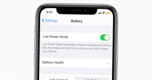 what does low power mode do on iphone