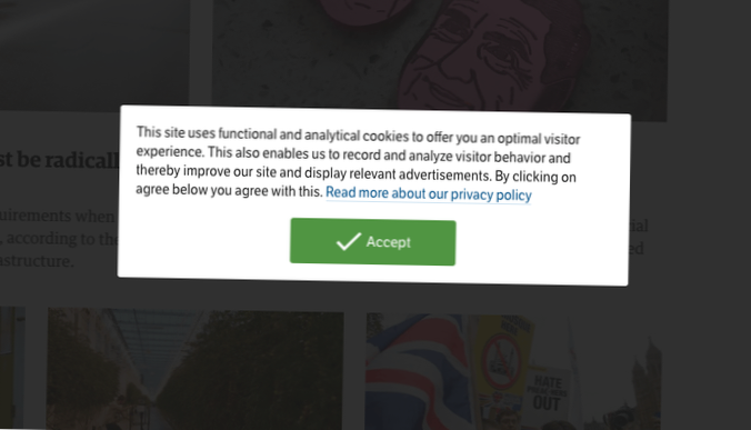 what happens if you don't accept cookies