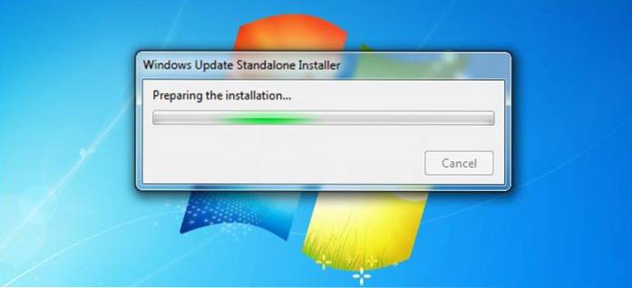 Che cos'è l'aggiornamento cumulativo conveniente e come installarlo in Windows 7