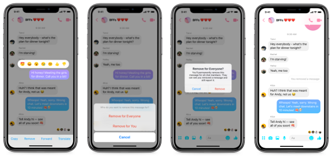 What Would An “Unsend” Feature in Messenger Do to Facebook?