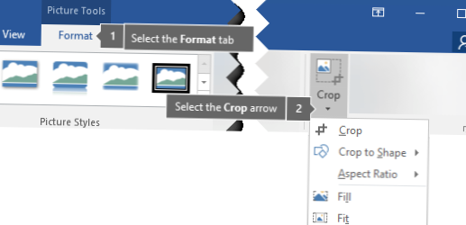 when you crop an image in word what happens to file size