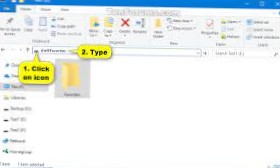 unde este folderul de fotografii favorite în Windows 10