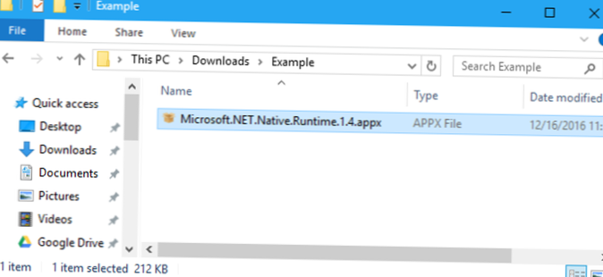 windows 10 appx-pakker