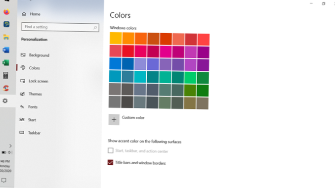 Windows 10 Farbänderung nach dem Update