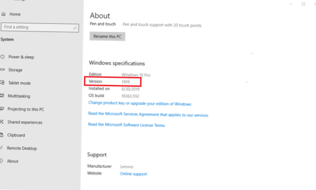 impostazioni di ricerca di Windows 10