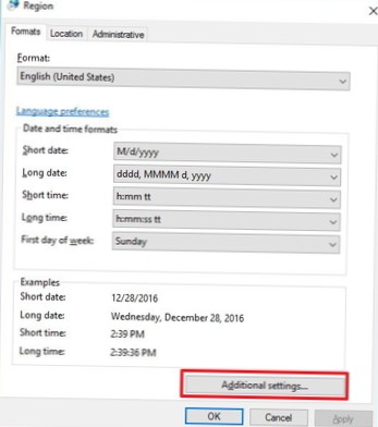 windows 10 set date format for all users