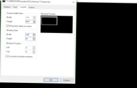 windows 10 set default window position