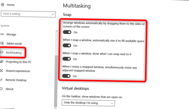 Windows 10 Snap nu se va opri