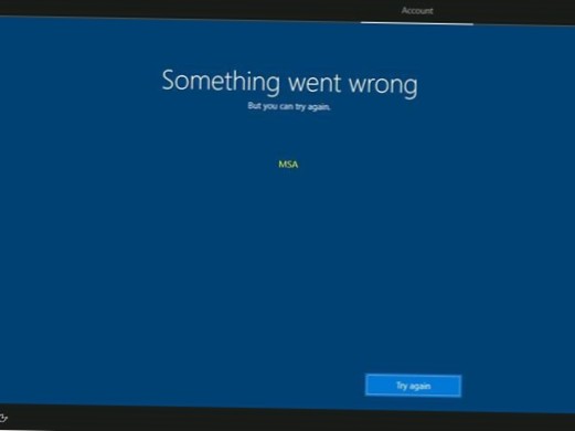 windows 10 er is iets misgegaan