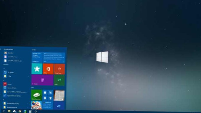 Windows 10 startmeny ikon bakgrundsfärg