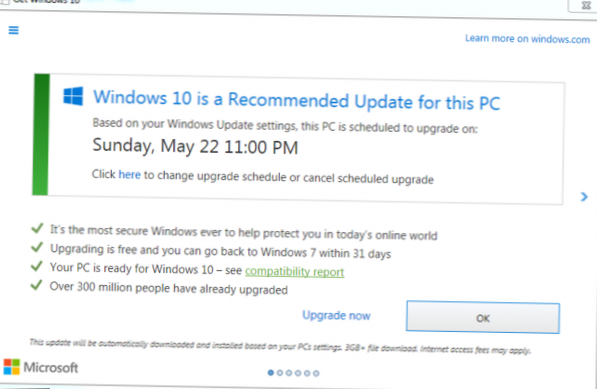 windows 10 uppgraderingskontroll (gwx)