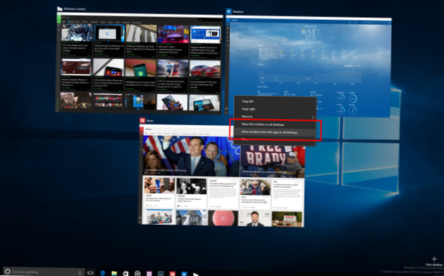 Windows 10 Virtual Desktop Bug