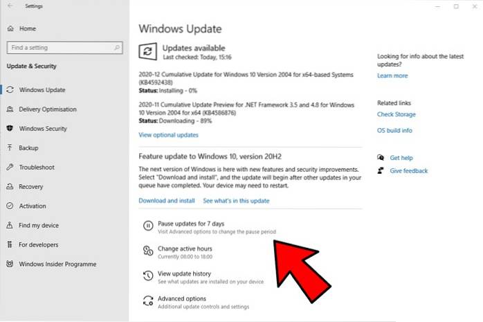 Windows 10 va înceta în curând forțarea actualizărilor