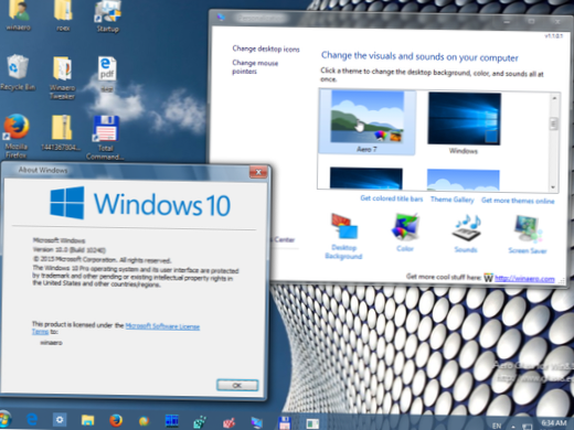 windows 7 aero-glastema för Windows 10