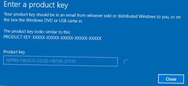 La tecla de Windows 7 no funciona para Windows 10