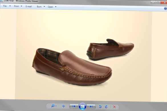 windows photo viewer background color not white
