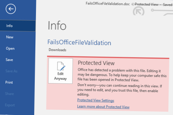 word protected view enable editing