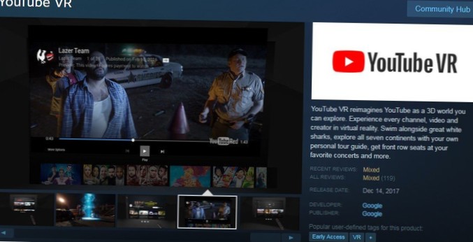 youtube vr jak kontrolować